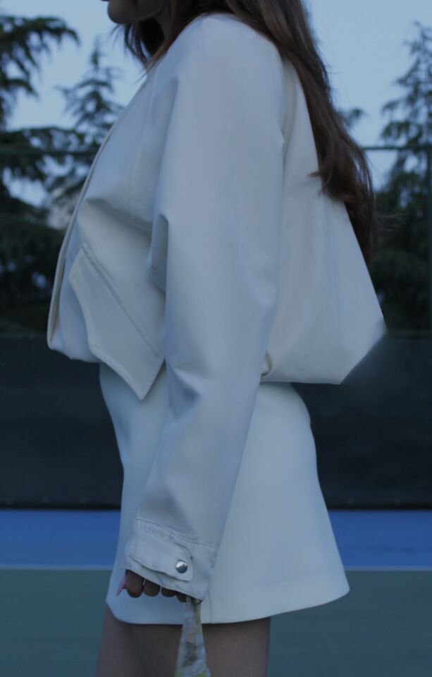 Vanilya Rengi Mini Etek L(large)