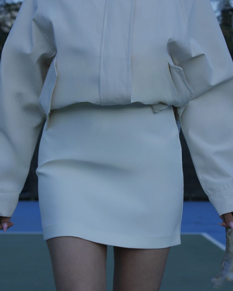 Vanilya Rengi Mini Etek