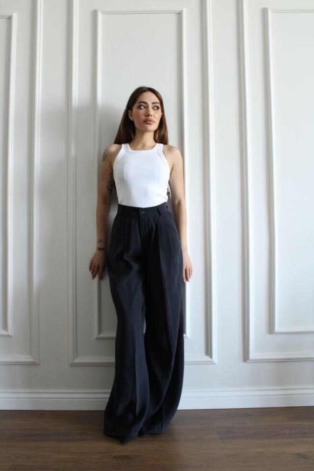 Beyaz Halter Yaka Atlet