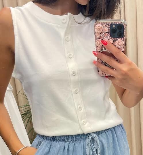 Orijinal marka ekru yelek