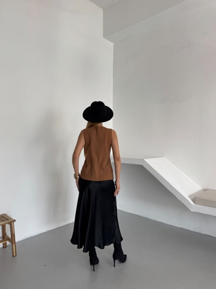 Siyah Saten Etek L(large)