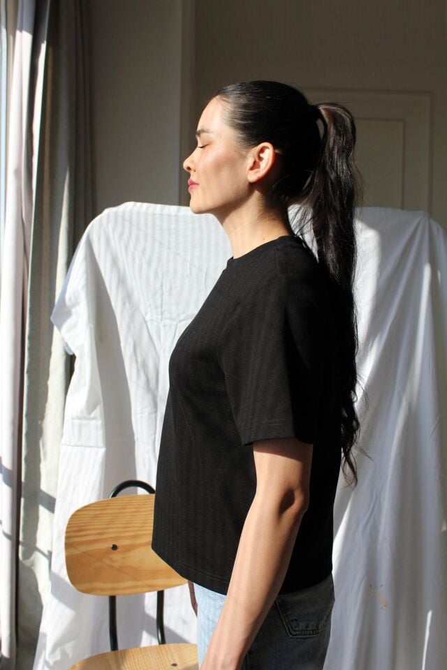 Orijinal Marka Siyah Tshirt