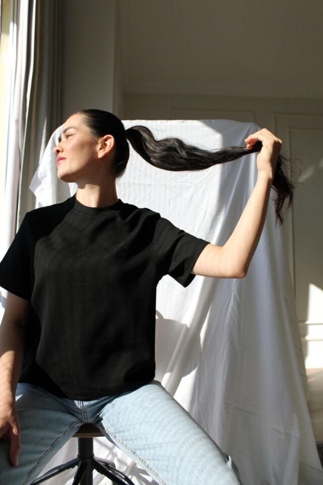 Orijinal Marka Siyah Tshirt