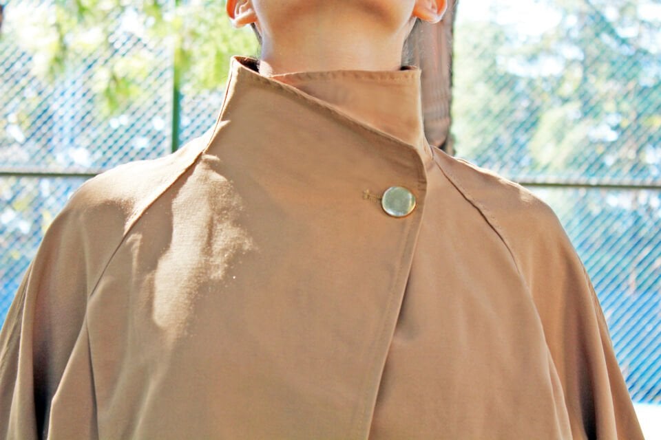 Camel Gold Düğme Detaylı Trençkot